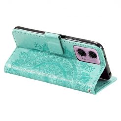 Peňaženkové puzdro Embossing Pattern Mandala Flower zelené – Motorola Moto G85 5G | Lacné Kryty Lacné Kryty | Peňaženkové puzdro Embossing Pattern Mandala Flower zelené – Motorola Moto G85 5G | Lacné Kryty