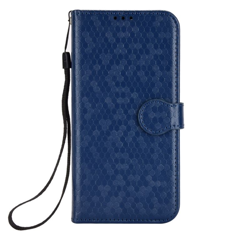 Peňaženkové puzdro Honeycomb Dot Texture Case modré – Oppo Reno 12