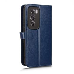 Lacné Kryty | Peňaženkové puzdro Honeycomb Dot Texture Case modré – Oppo Reno 12 Pro | Lacné Kryty