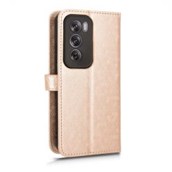 Peňaženkové puzdro Honeycomb Dot Texture Case zlaté – Oppo Reno 12 Pro | Lacné Kryty Lacné Kryty | Peňaženkové puzdro Honeycomb Dot Texture Case zlaté – Oppo Reno 12 Pro | Lacné Kryty