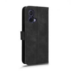 Lacné Kryty | Peňaženkové puzdro Solid čierne – Motorola Moto G85 5G | Lacné Kryty