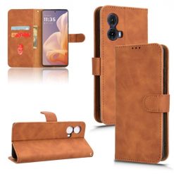 Lacné Kryty | Peňaženkové puzdro Solid hnedé – Motorola Moto G85 5G | Lacné Kryty
