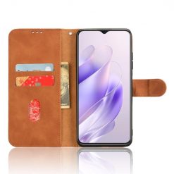 Peňaženkové puzdro Solid hnedé – Oukitel C37 | Lacné Kryty Lacné Kryty | Peňaženkové puzdro Solid hnedé – Oukitel C37 | Lacné Kryty