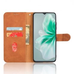 Peňaženkové puzdro Solid hnedé – Oukitel C38 | Lacné Kryty Lacné Kryty | Peňaženkové puzdro Solid hnedé – Oukitel C38 | Lacné Kryty