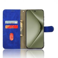 Lacné Kryty | Peňaženkové puzdro Solid modré – Huawei Pura 70 Pro | Lacné Kryty