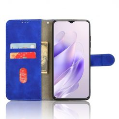 Peňaženkové puzdro Solid modré – Oukitel C37 | Lacné Kryty Lacné Kryty | Peňaženkové puzdro Solid modré – Oukitel C37 | Lacné Kryty