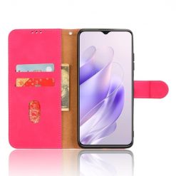 Lacné Kryty | Peňaženkové puzdro Solid ružové – Oukitel C37 | Lacné Kryty