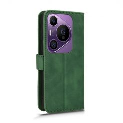 Lacné Kryty | Peňaženkové puzdro Solid zelené – Huawei Pura 70 Pro | Lacné Kryty
