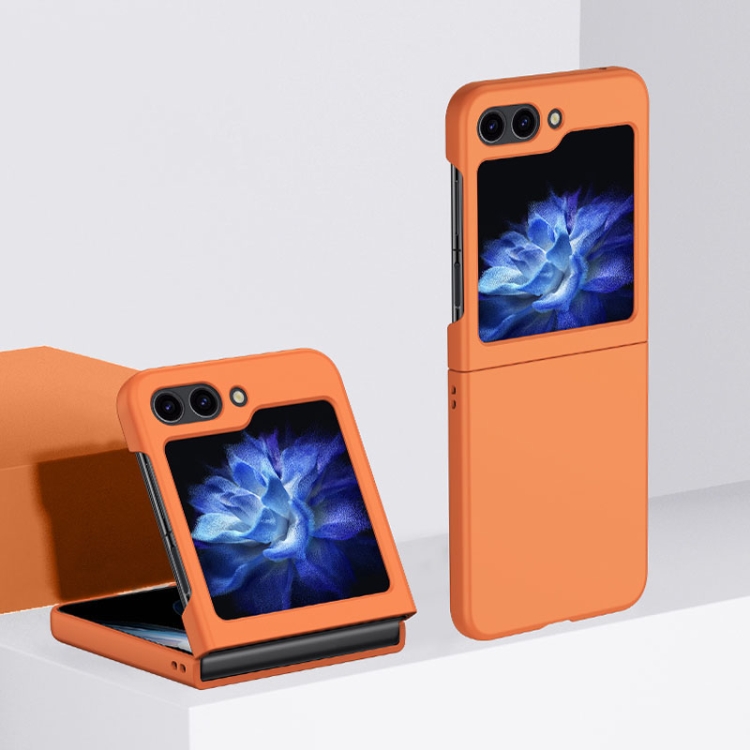 Plastový kryt Magic Color Case oranžový – Samsung Galaxy Z Flip 6