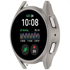 Lacné Kryty | Puzdro Ring case sivé pre Samsung Galaxy Watch 7 40mm | Lacné Kryty