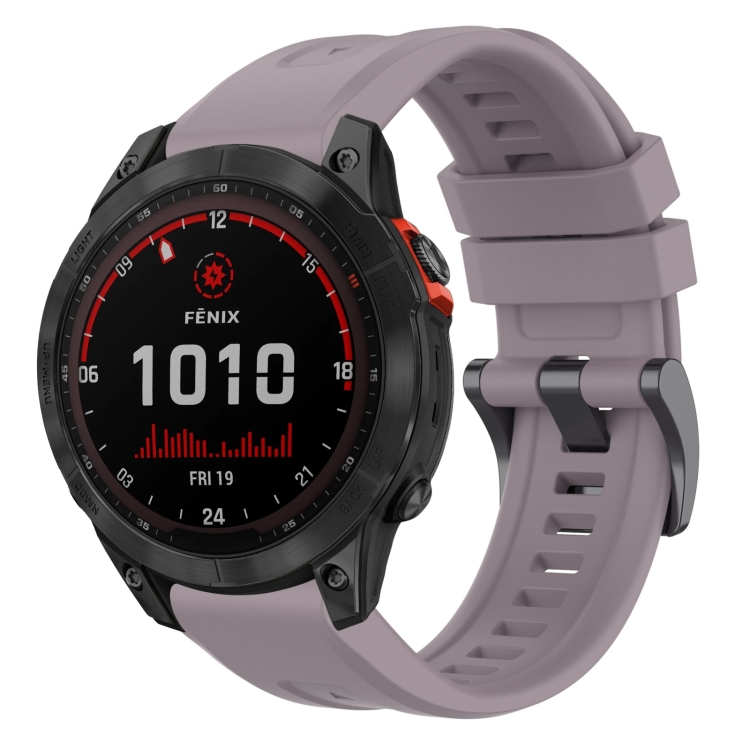 Remienok Solid Wristband fialový pre Garmin Fenix 7 Solar