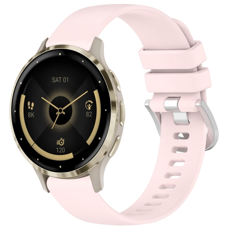 Remienok Solid Wristband ružový pre Garmin Venu 3S