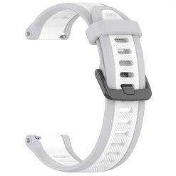 Lacné Kryty | Remienok Sport Wristband bielo-sivý pre Garmin Forerunner 165 20mm | Lacné Kryty
