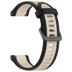 Lacné Kryty | Remienok Sport Wristband čierno-béžový pre Garmin Forerunner 165 20mm | Lacné Kryty