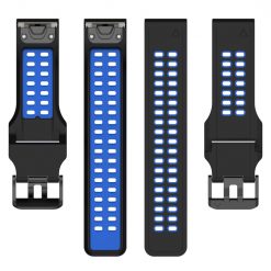 Remienok Sport Wristband čierno-modrý pre Garmin Fenix 7S / 6S / 5S | Lacné Kryty Lacné Kryty | Remienok Sport Wristband čierno-modrý pre Garmin Fenix 7S / 6S / 5S | Lacné Kryty