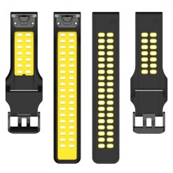 Remienok Sport Wristband čierno-žltý pre Garmin Fenix 7S / 6S / 5S | Lacné Kryty Lacné Kryty | Remienok Sport Wristband čierno-žltý pre Garmin Fenix 7S / 6S / 5S | Lacné Kryty