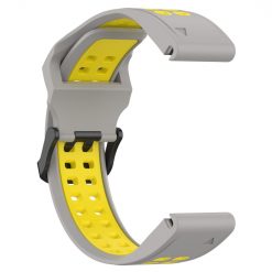 Remienok Sport Wristband sivo-žltý pre Garmin Fenix 7S / 6S / 5S | Lacné Kryty Lacné Kryty | Remienok Sport Wristband sivo-žltý pre Garmin Fenix 7S / 6S / 5S | Lacné Kryty