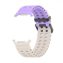 Remienok Techno Wristband fialovo-sivý pre Samsung Galaxy Watch Ultra 47mm / Watch Ultra 2 | Lacné Kryty Lacné Kryty | Remienok Techno Wristband fialovo-sivý pre Samsung Galaxy Watch Ultra 47mm / Watch Ultra 2 | Lacné Kryty