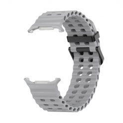 Remienok Techno Wristband sivý pre Samsung Galaxy Watch Ultra 47mm / Watch Ultra 2 | Lacné Kryty Lacné Kryty | Remienok Techno Wristband sivý pre Samsung Galaxy Watch Ultra 47mm / Watch Ultra 2 | Lacné Kryty