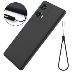Zadný kryt Candy Case čierny – Motorola Moto G85 5G | Lacné Kryty Lacné Kryty | Zadný kryt Candy Case čierny – Motorola Moto G85 5G | Lacné Kryty