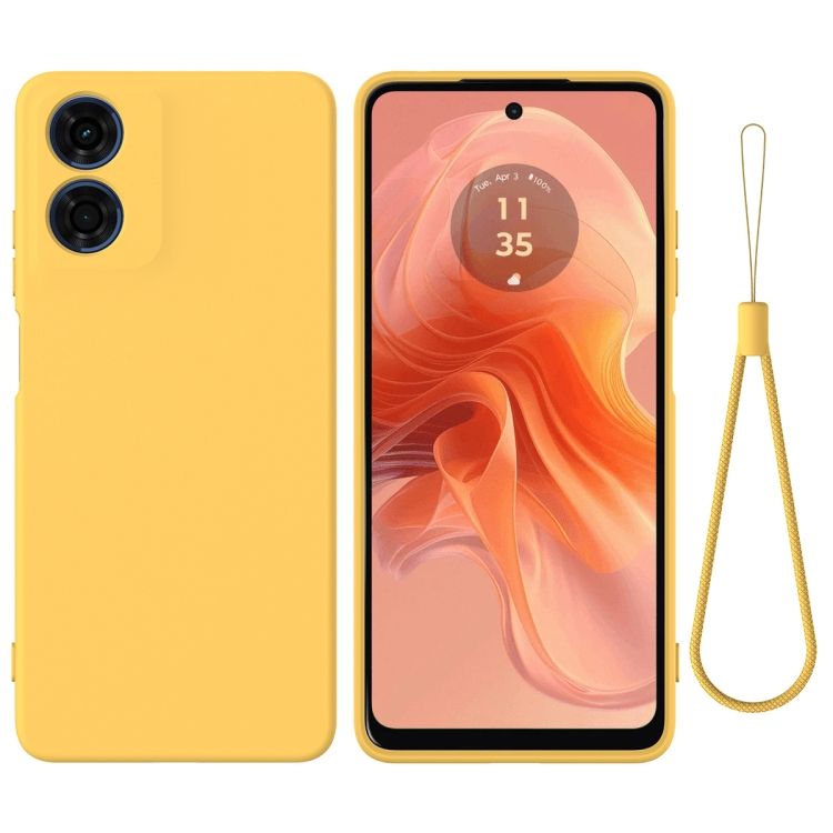 Zadný kryt Candy Case žltý – Motorola Moto E14