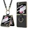 Lacné Kryty | Kryt GKK Strap case ružový – Samsung Galaxy Z Flip 6 / Z Flip 7 FE | Lacné Kryty