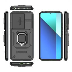 Odolný kryt CamCover Armor čierny – Xiaomi Redmi Note 13 (4G) | Lacné Kryty Lacné Kryty | Odolný kryt CamCover Armor čierny – Xiaomi Redmi Note 13 (4G) | Lacné Kryty