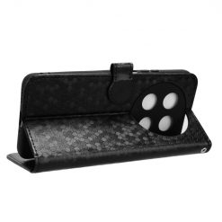 Peňaženkové puzdro Honeycomb Dot Texture Case čierne – Huawei Nova 12i | Lacné Kryty Lacné Kryty | Peňaženkové puzdro Honeycomb Dot Texture Case čierne – Huawei Nova 12i | Lacné Kryty
