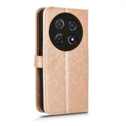 Lacné Kryty | Peňaženkové puzdro Honeycomb Dot Texture Case zlaté – Huawei Nova 12i | Lacné Kryty
