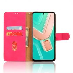 Lacné Kryty | Peňaženkové puzdro Solid ružové – Vivo Y28 | Lacné Kryty