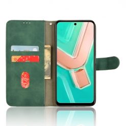 Lacné Kryty | Peňaženkové puzdro Solid zelené – Vivo Y28 | Lacné Kryty