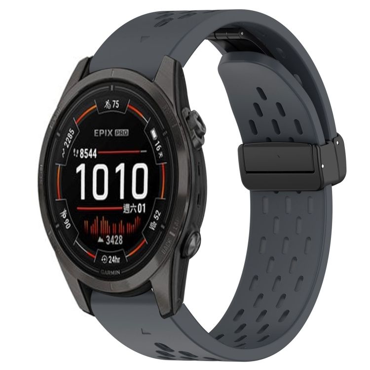 Remienok Safe Wristband tmavosivý pre Garmin Epix Pro 42mm