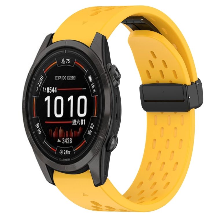 Remienok Safe Wristband žltý pre Garmin Epix Pro 42mm