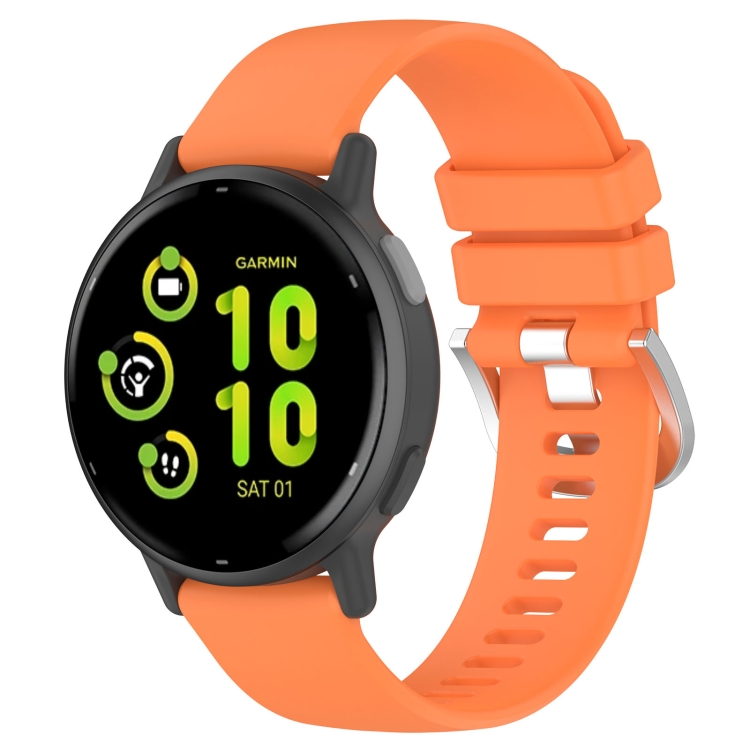 Remienok Solid Wristband oranžový pre Garmin Vivoactive 5