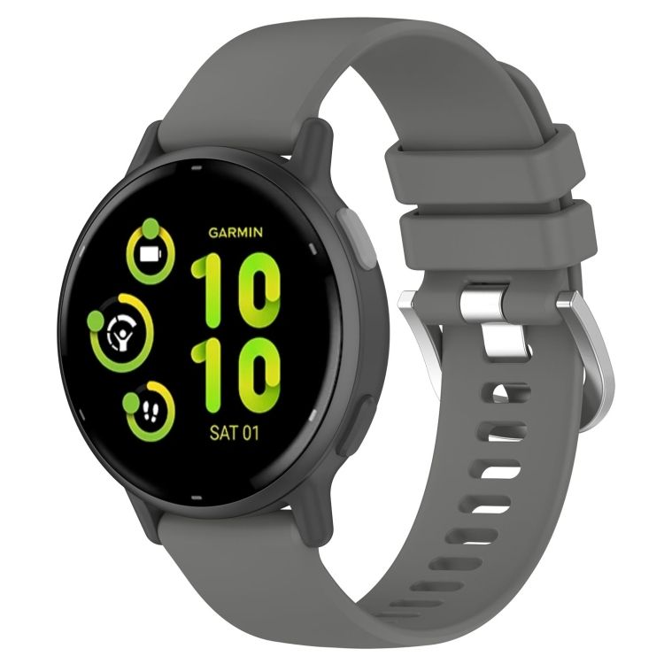 Remienok Solid Wristband sivý pre Garmin Vivoactive 5