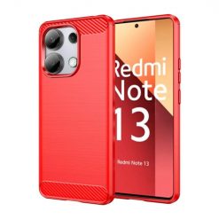 Zadný Kryt Carbon červený – Xiaomi Redmi Note 13 (4G)