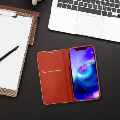 Lacné Kryty | Knižkové puzdro Luna Book červené – Apple iPhone 16 | Lacné Kryty