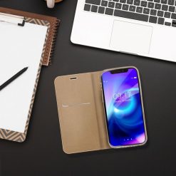 Lacné Kryty | Knižkové puzdro Luna Book zlaté – Apple iPhone 16 Pro Max | Lacné Kryty