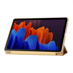 Knižkové puzdro Pure case zlaté – Samsung Galaxy Tab S7 / Tab S8 | Lacné Kryty Lacné Kryty | Knižkové puzdro Pure case zlaté – Samsung Galaxy Tab S7 / Tab S8 | Lacné Kryty