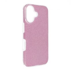 Lacné Kryty | Ligotavý Kryt Forcell Shining ružový – Apple iPhone 16 Plus | Lacné Kryty