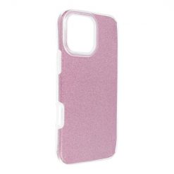 Lacné Kryty | Ligotavý Kryt Forcell Shining ružový – Apple iPhone 16 Pro Max | Lacné Kryty