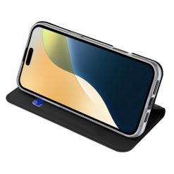 Lacné Kryty | Peňaženkové puzdro Dux Ducis Skin Pro čierne – Apple iPhone 16 | Lacné Kryty
