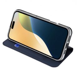 Lacné Kryty | Peňaženkové puzdro Dux Ducis Skin Pro modré – Apple iPhone 16 Plus | Lacné Kryty