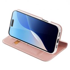 Lacné Kryty | Peňaženkové puzdro Dux Ducis Skin Pro ružové – Apple iPhone 16 Pro Max | Lacné Kryty