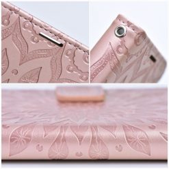 Lacné Kryty | Peňaženkové puzdro Mezzo mandala ružové – Apple iPhone 16 Pro | Lacné Kryty