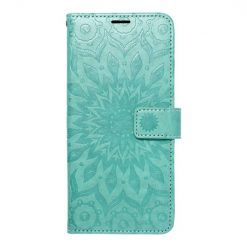 Lacné Kryty | Peňaženkové puzdro Mezzo mandala zelené – Apple iPhone 16 Pro | Lacné Kryty