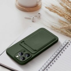 Zadný kryt Card Case zelený – Apple iPhone 16 Pro Max | Lacné Kryty Lacné Kryty | Zadný kryt Card Case zelený – Apple iPhone 16 Pro Max | Lacné Kryty