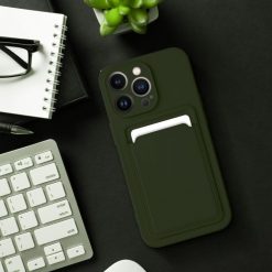 Zadný kryt Card Case zelený – Apple iPhone 16 Pro Max | Lacné Kryty Lacné Kryty | Zadný kryt Card Case zelený – Apple iPhone 16 Pro Max | Lacné Kryty