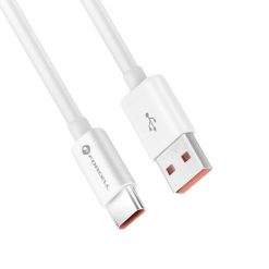 Lacné Kryty | Dátový kábel Forcell F-ENERGY C336 USB-A na USB-C QC4.0 3A 60W 1m biely | Lacné Kryty