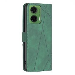 Knižkové puzdro Rhombus zelené – Motorola Moto G35 5G | Lacné Kryty Lacné Kryty | Knižkové puzdro Rhombus zelené – Motorola Moto G35 5G | Lacné Kryty